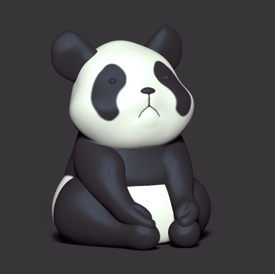 STL file 3D Panda 🐼・Model to download and 3D print・Cults